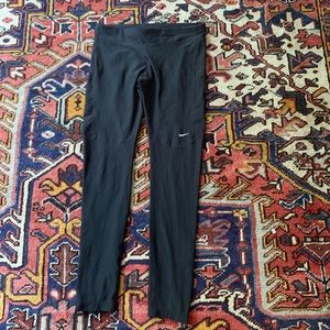 Nike dry- fit running leggings with zippers